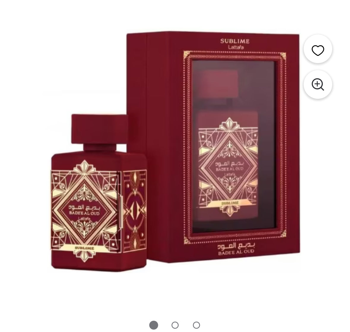 SUBLIME BADE'E AL OUD  Harmonie Parfum